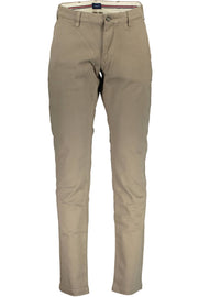 GANT MEN'S BEIGE TROUSERS