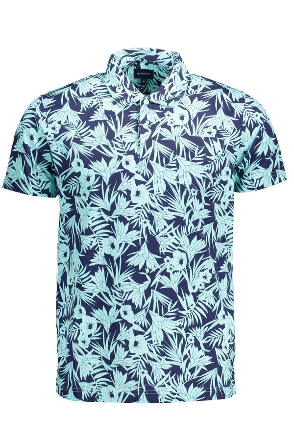 CAMISA POLO MANGA CURTA AZUL GANT HOMEM
