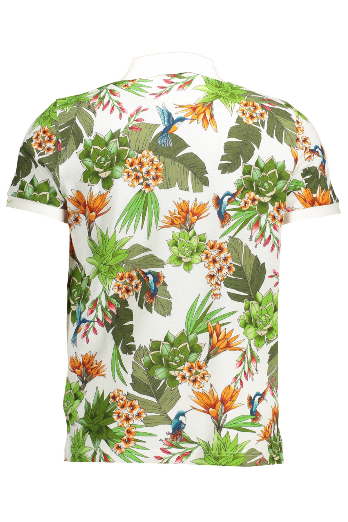 GANT CAMISA POLO MANGA CURTA HOMEM BRANCO