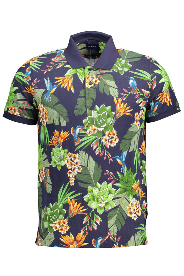 POLO MANGA CURTA GANT HOMEM AZUL