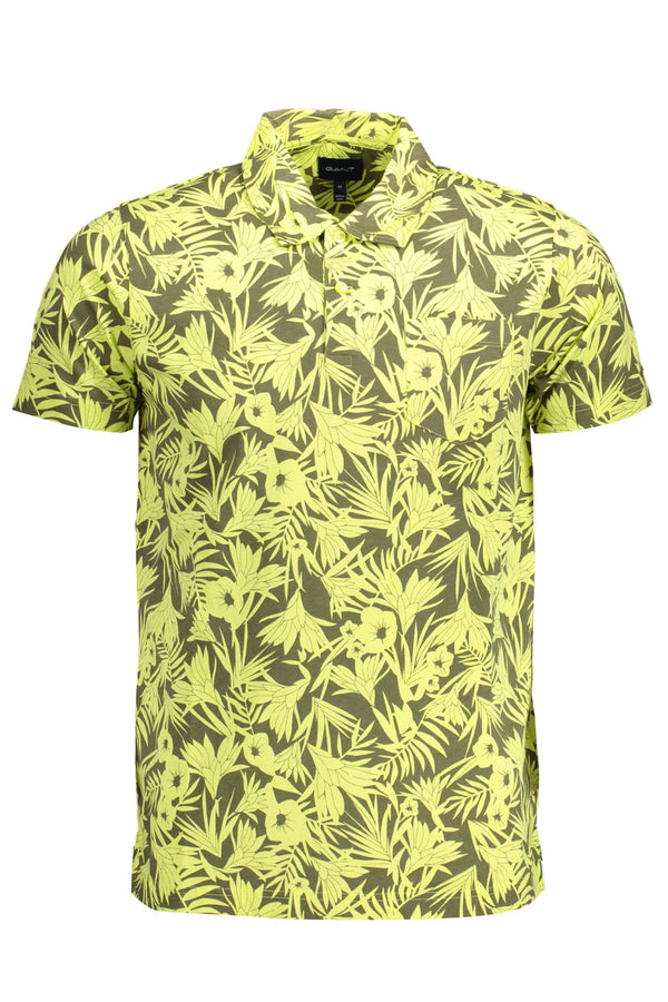 CAMISA POLO AMARELO DE MANGA CURTA MASCULINA GANT