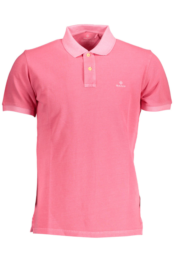 GANT CAMISA POLO MANGA CURTA ROSA MASCULINA