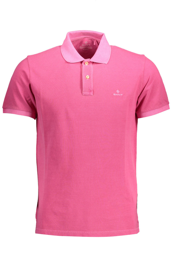 GANT CAMISA POLO MANGA CURTA ROSA MASCULINA