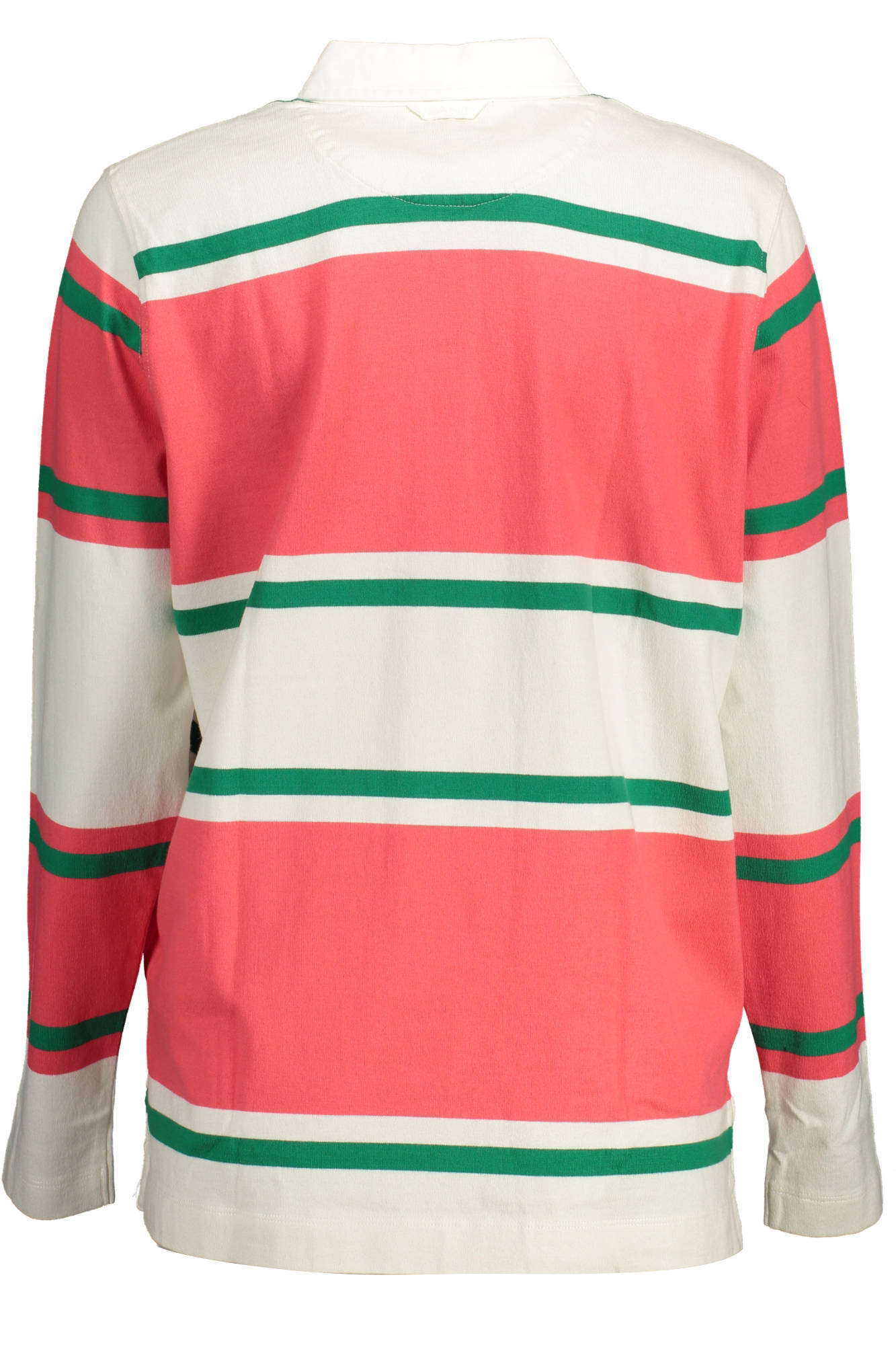 WOMEN'S GANT PINK LONG-SLEEVED POLO SHIRT