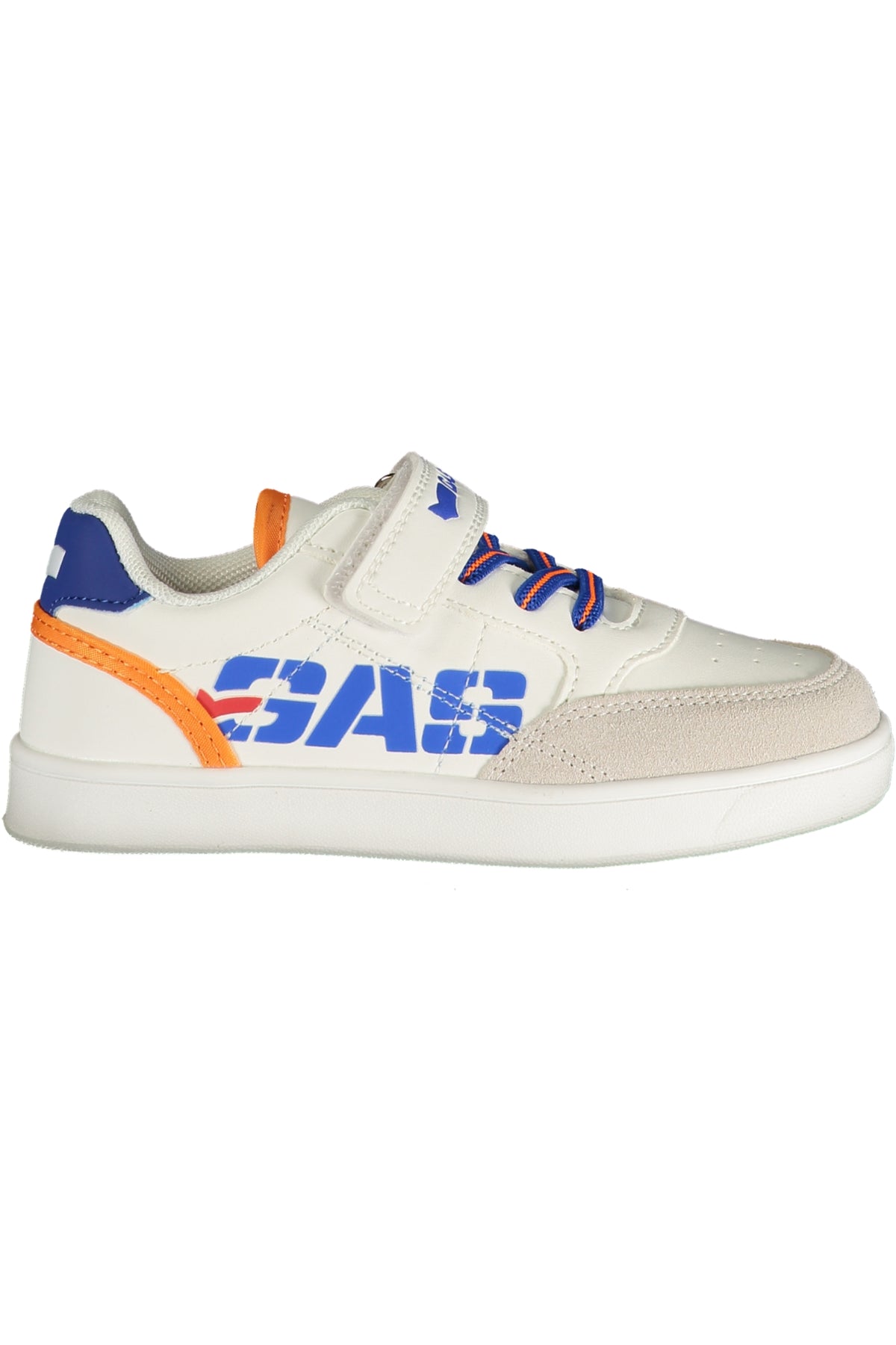 SAPATILHAS COM ATACADORES GAS CRIANÇA BRANCAS