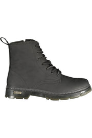 BOTINS COM ATACADORES GAS MULHER PRETOS
