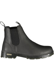 BOTINS COM LOGÓTIPO GAS MULHER PRETOS