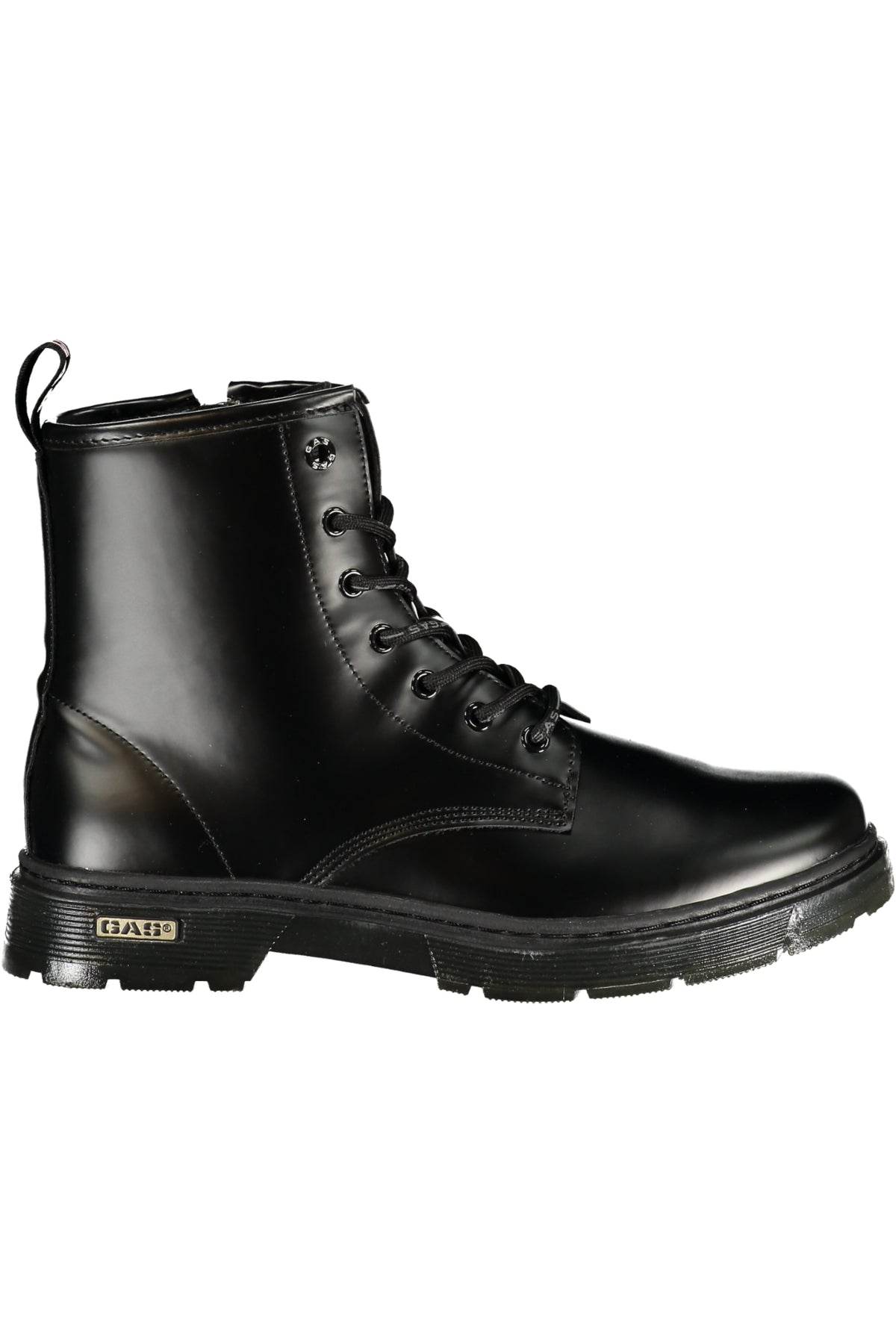 BOTINS COM ATACADORES GAS MULHER PRETOS
