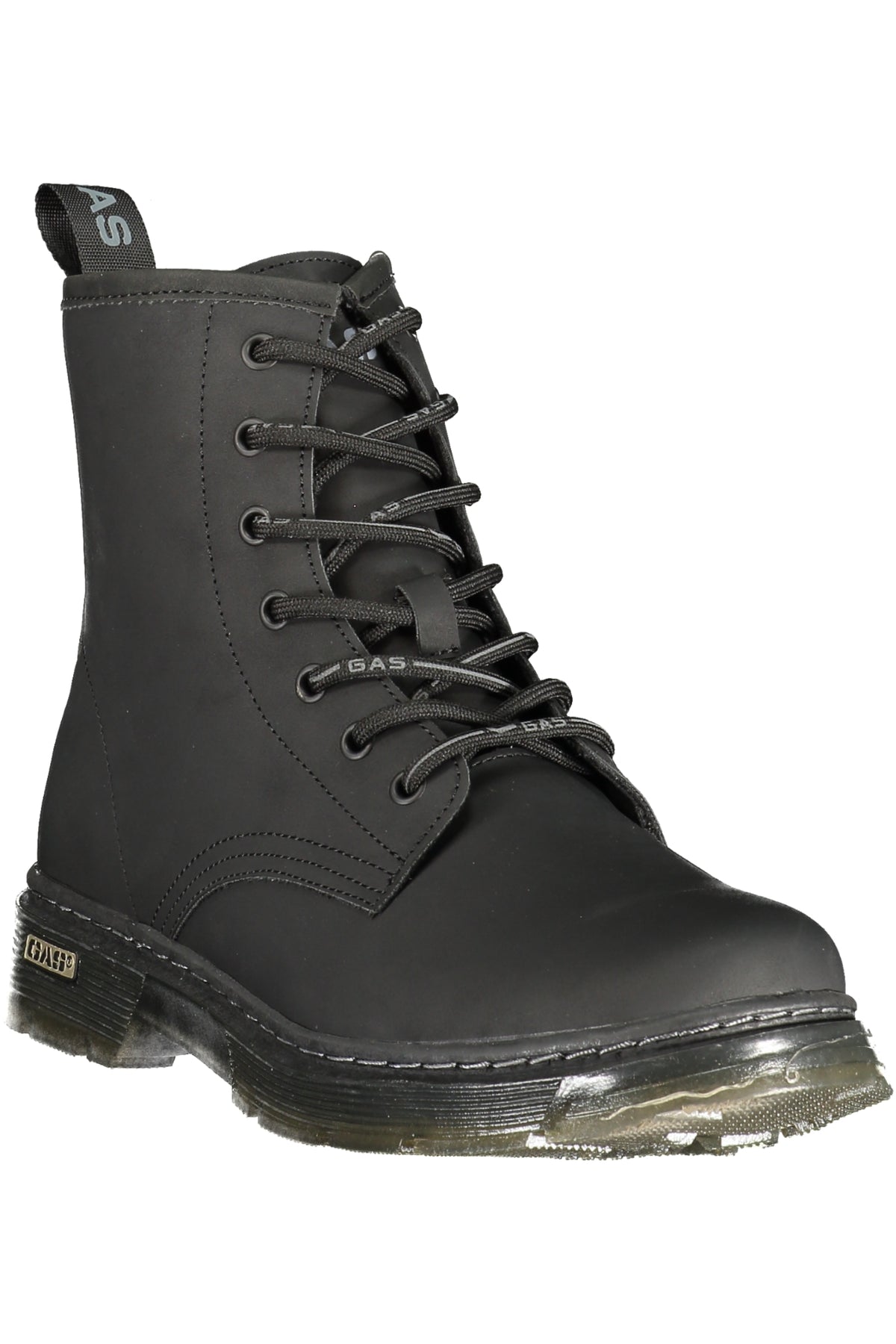 BOTINS COM ATACADORES GAS MULHER PRETOS