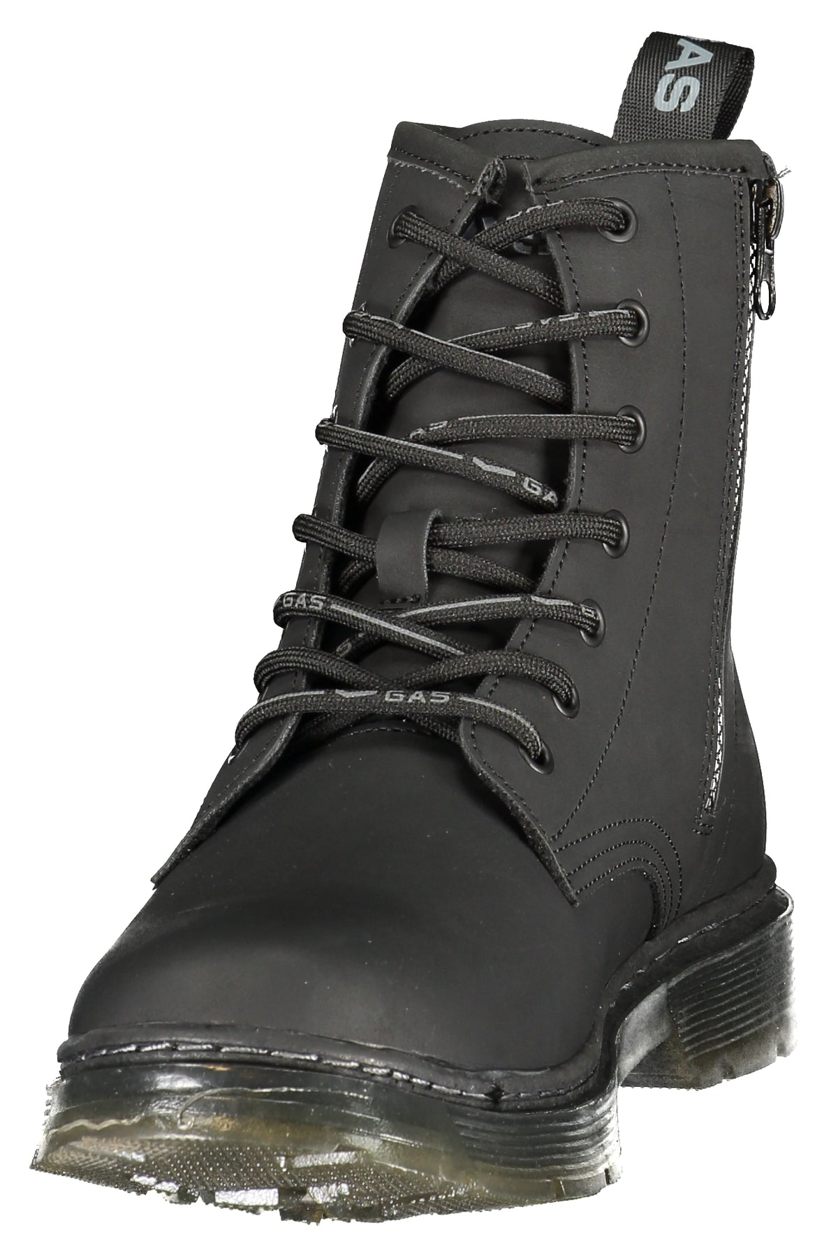 BOTINS COM ATACADORES GAS MULHER PRETOS