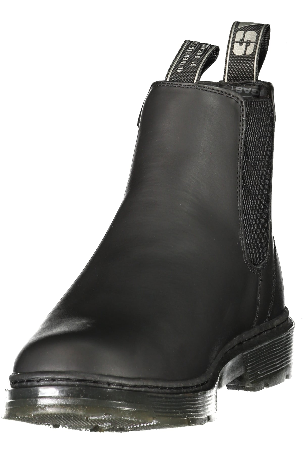 BOTINS COM LOGÓTIPO GAS MULHER PRETOS