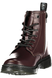 BOTINS COM ATACADORES GAS MULHER VERMELHOS