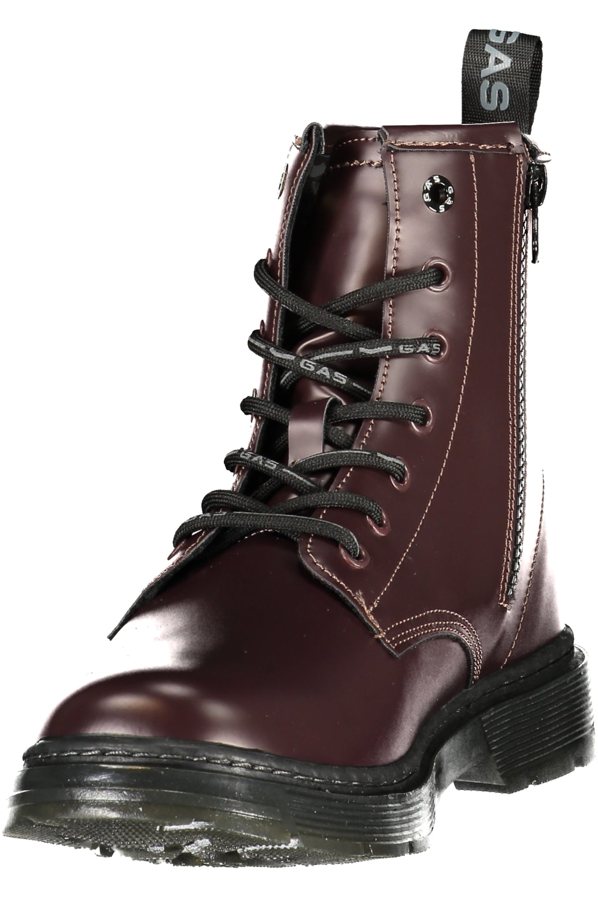 BOTINS COM ATACADORES GAS MULHER VERMELHOS