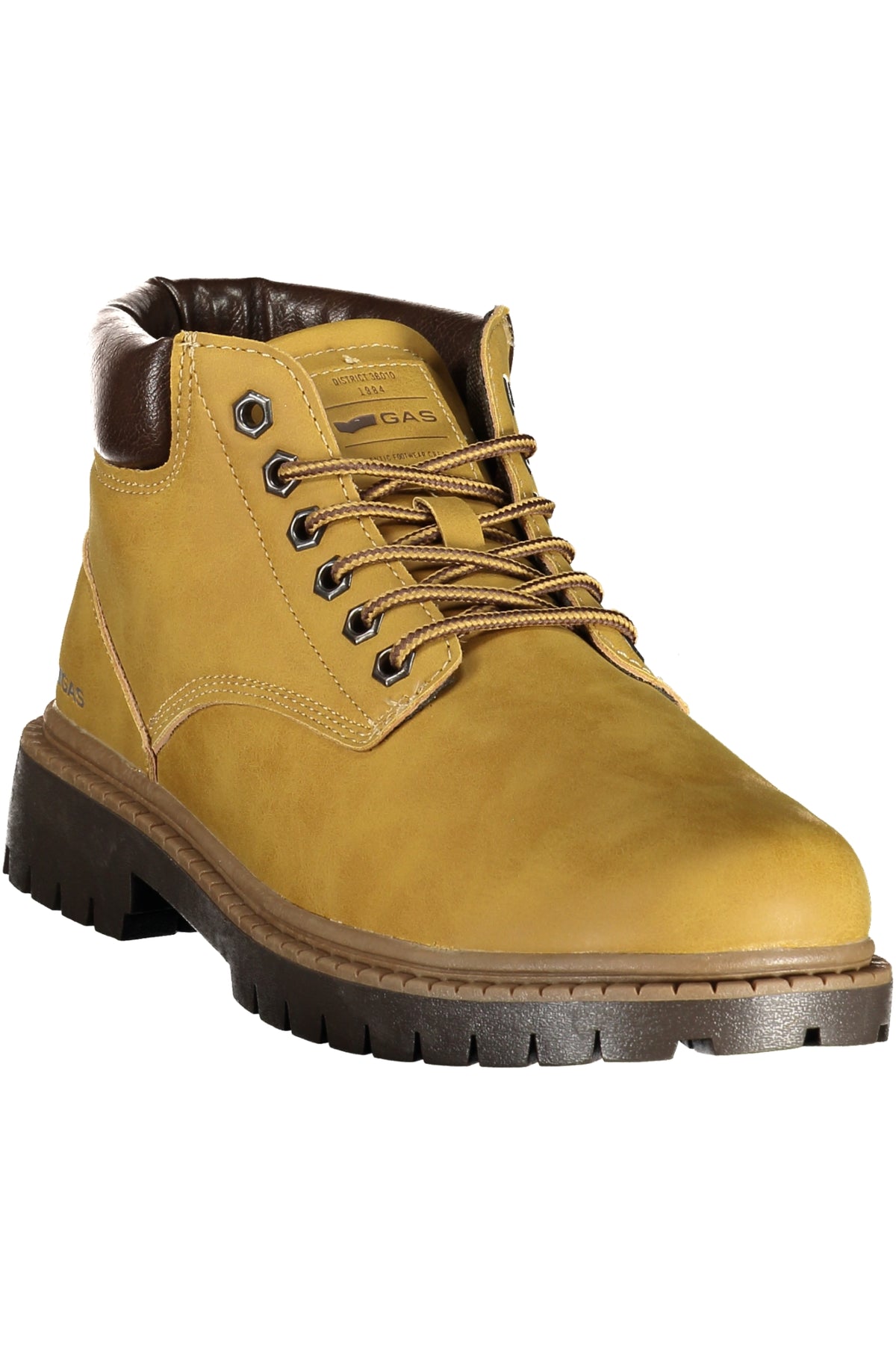 BOTINS COM ESTAMPADO GAS HOMEM AMARELOS