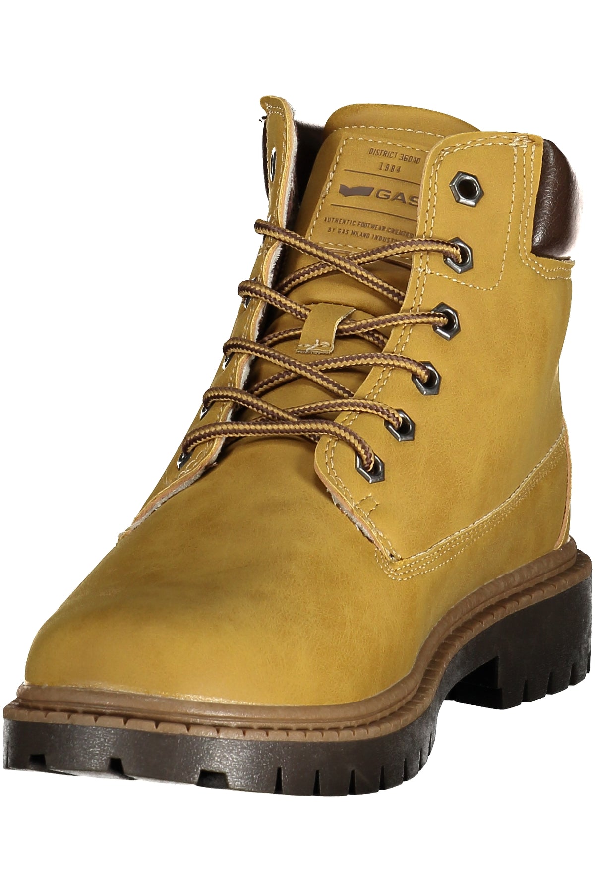 BOTINS COM ESTAMPADO GAS HOMEM AMARELOS