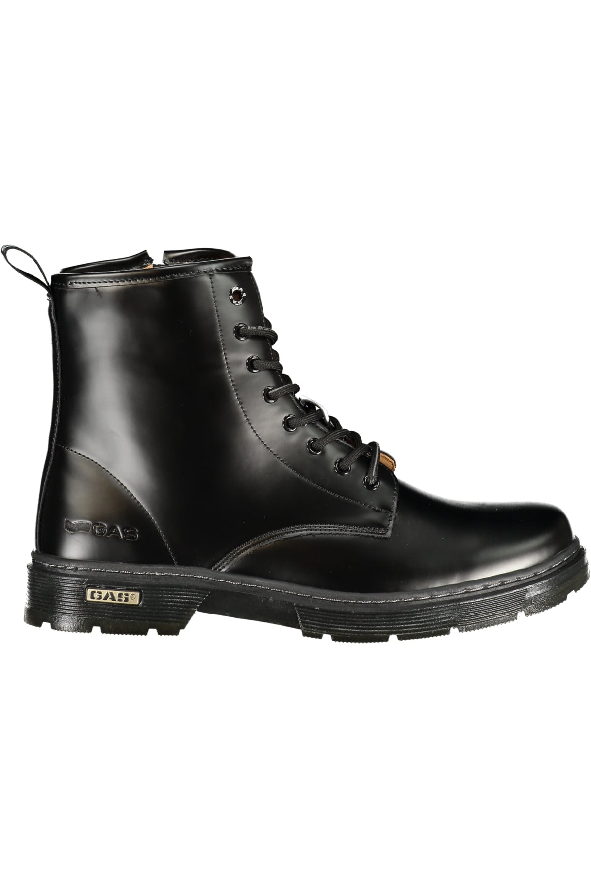 BOTINS COM ATACADORES GAS HOMEM PRETOS