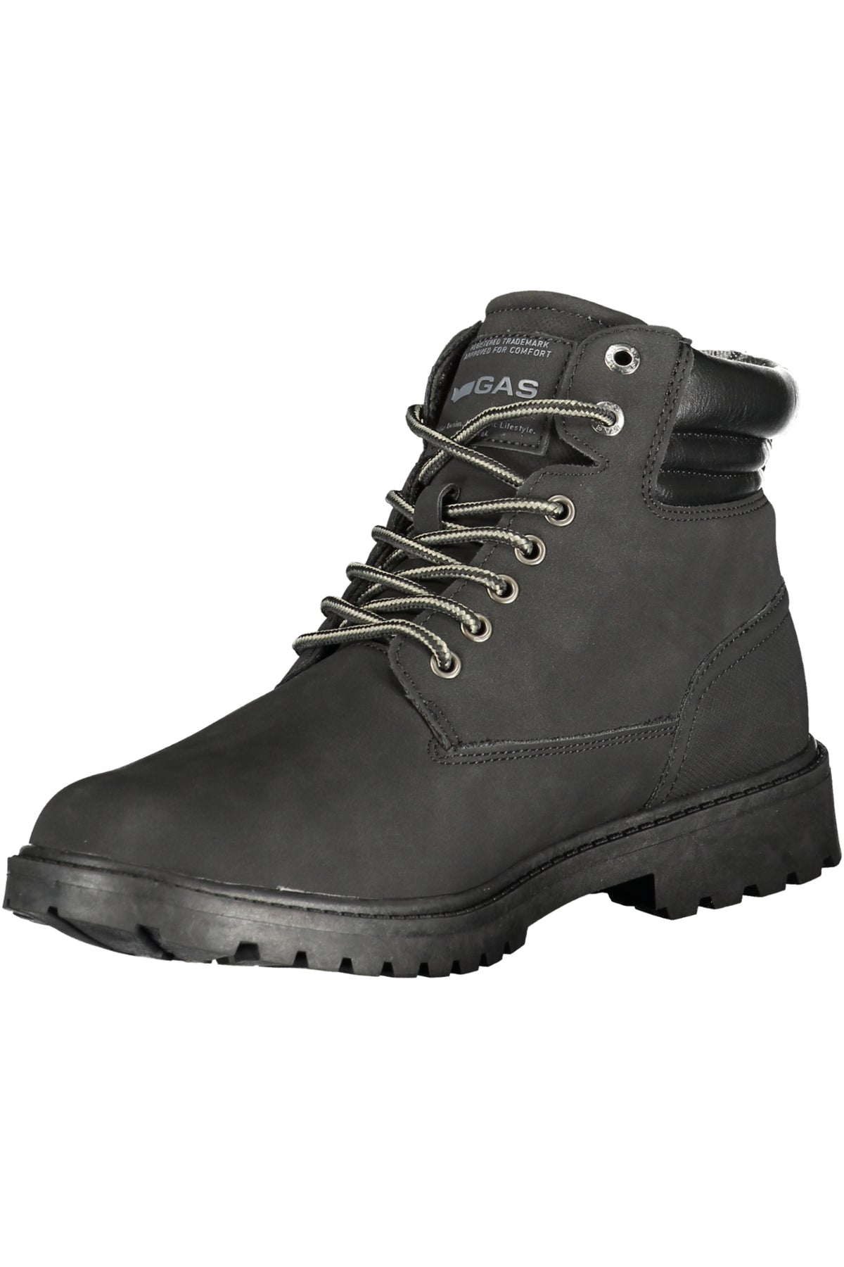 BOTINS COM ESTAMPADO GAS HOMEM PRETOS
