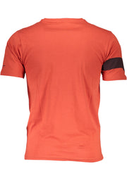 T-SHIRT EM ALGODÃO GAS HOMEM LARANJA