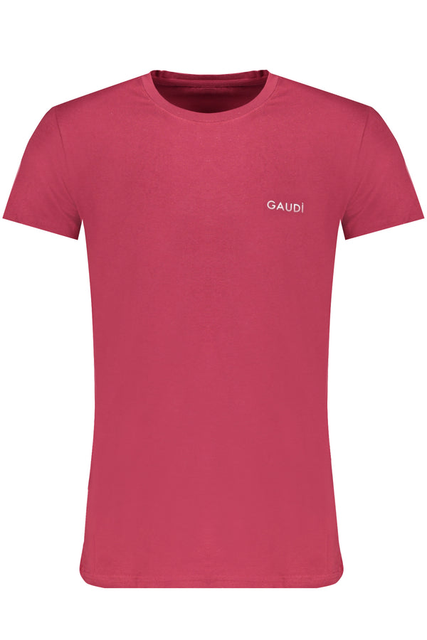 T-SHIRT DE MANGA CURTA VERMELHA PARA HOMEM GAUDÌ