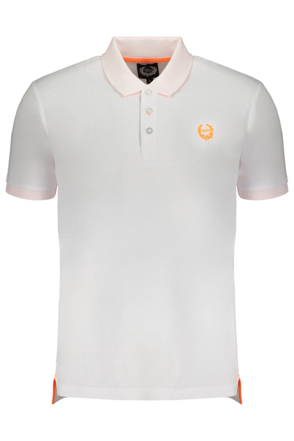 CAMISA POLO BRANCA DE MANGA CURTA MASCULINA GIAN MARCO VENTURI