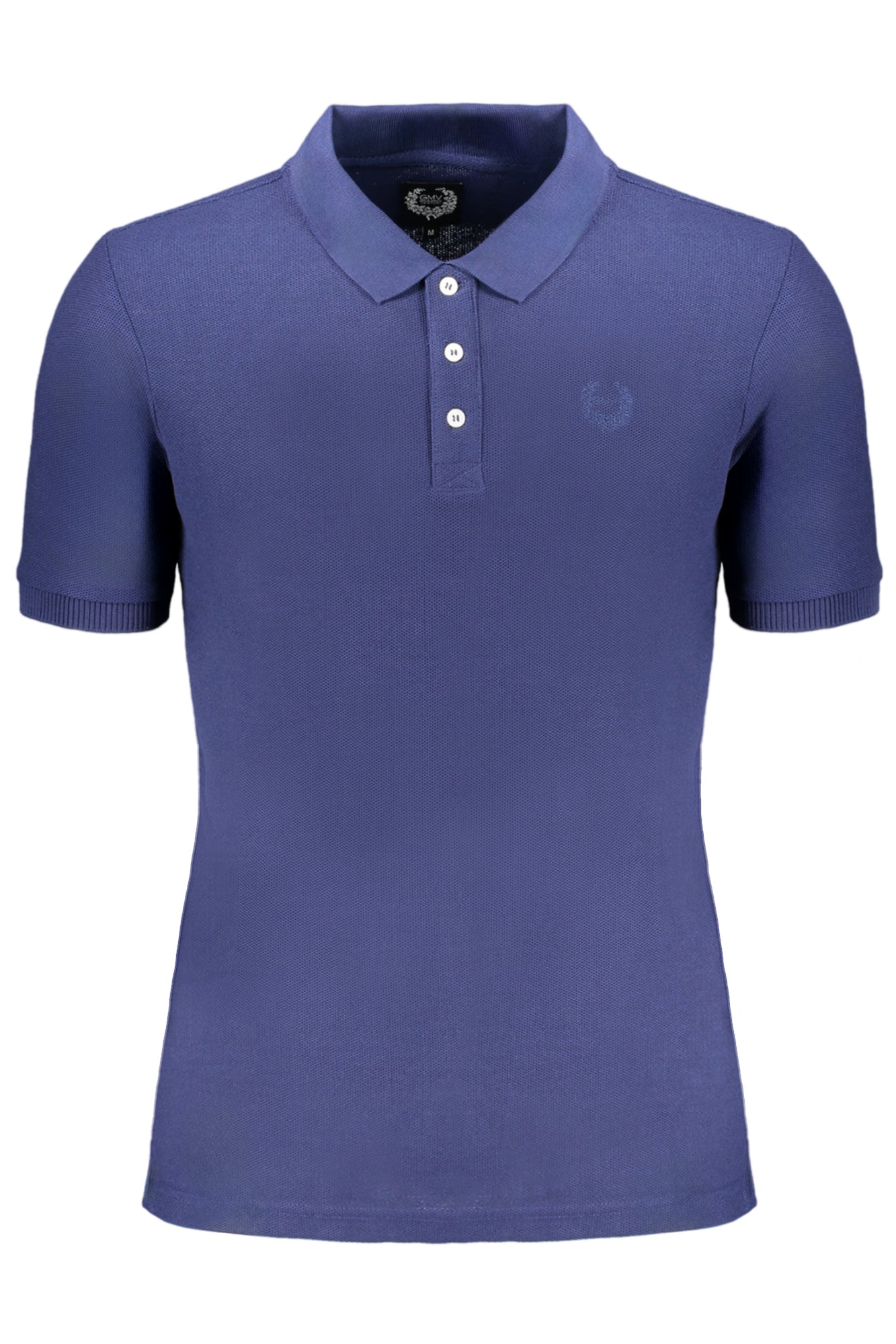 GIAN MARCO VENTURI MEN'S SHORT SLEEVE POLO SHIRT BLUE