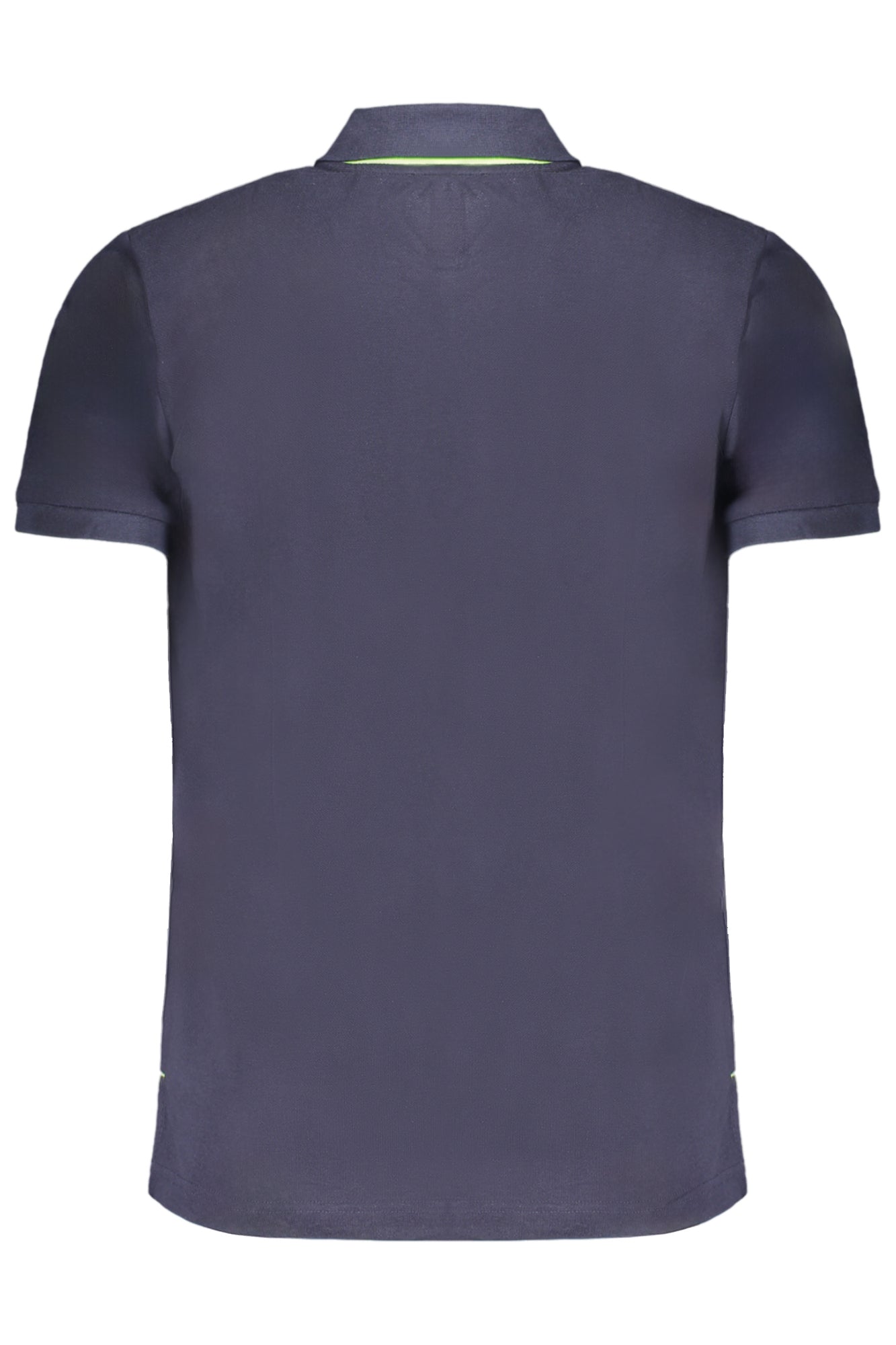 GIAN MARCO VENTURI MEN'S SHORT-SLEEVED BLUE POLO SHIRT