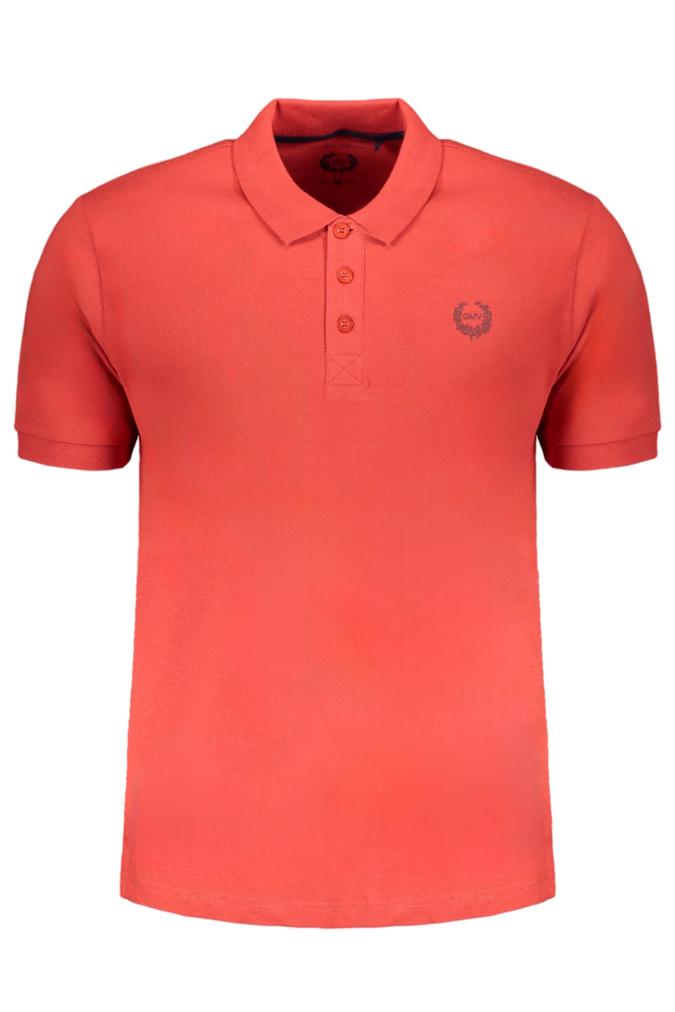 GIAN MARCO VENTURI MEN'S RED SHORT-SLEEVED POLO SHIRT