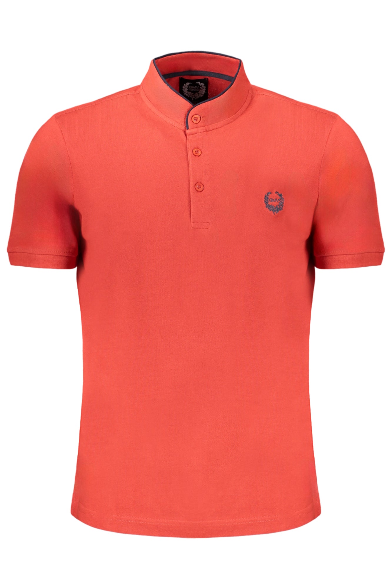 GIAN MARCO VENTURI MEN'S RED SHORT-SLEEVED POLO SHIRT