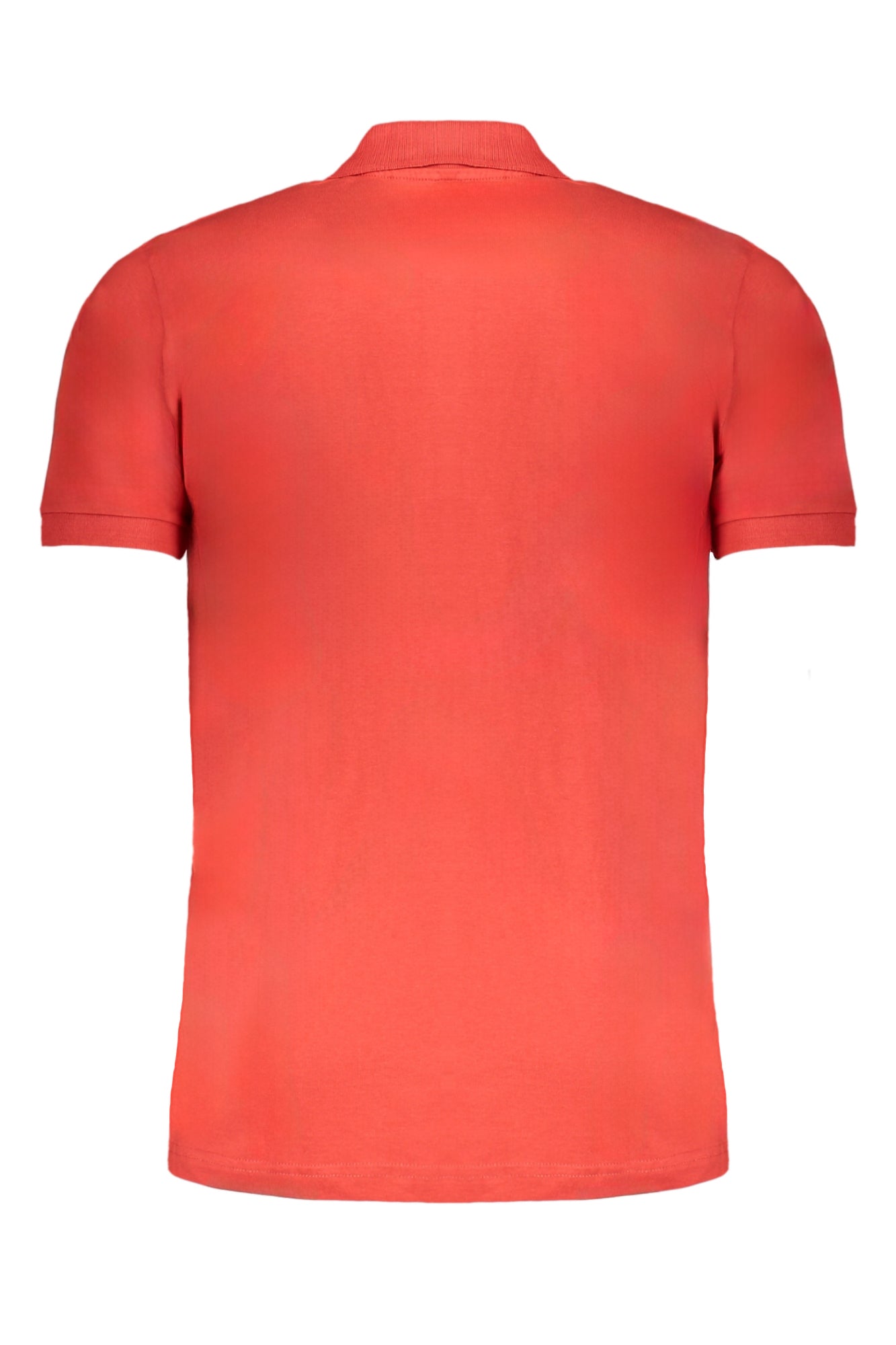 GIAN MARCO VENTURI MEN'S RED SHORT-SLEEVED POLO SHIRT