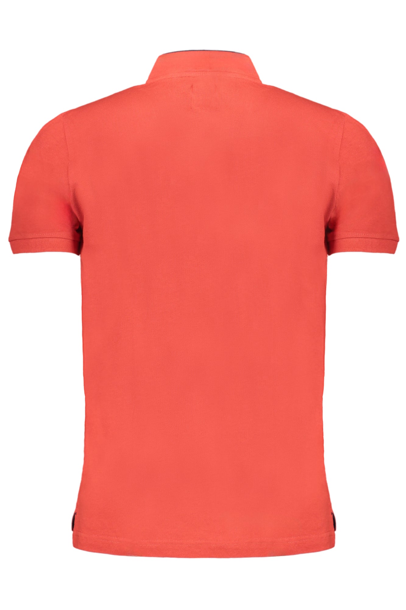 GIAN MARCO VENTURI MEN'S RED SHORT-SLEEVED POLO SHIRT