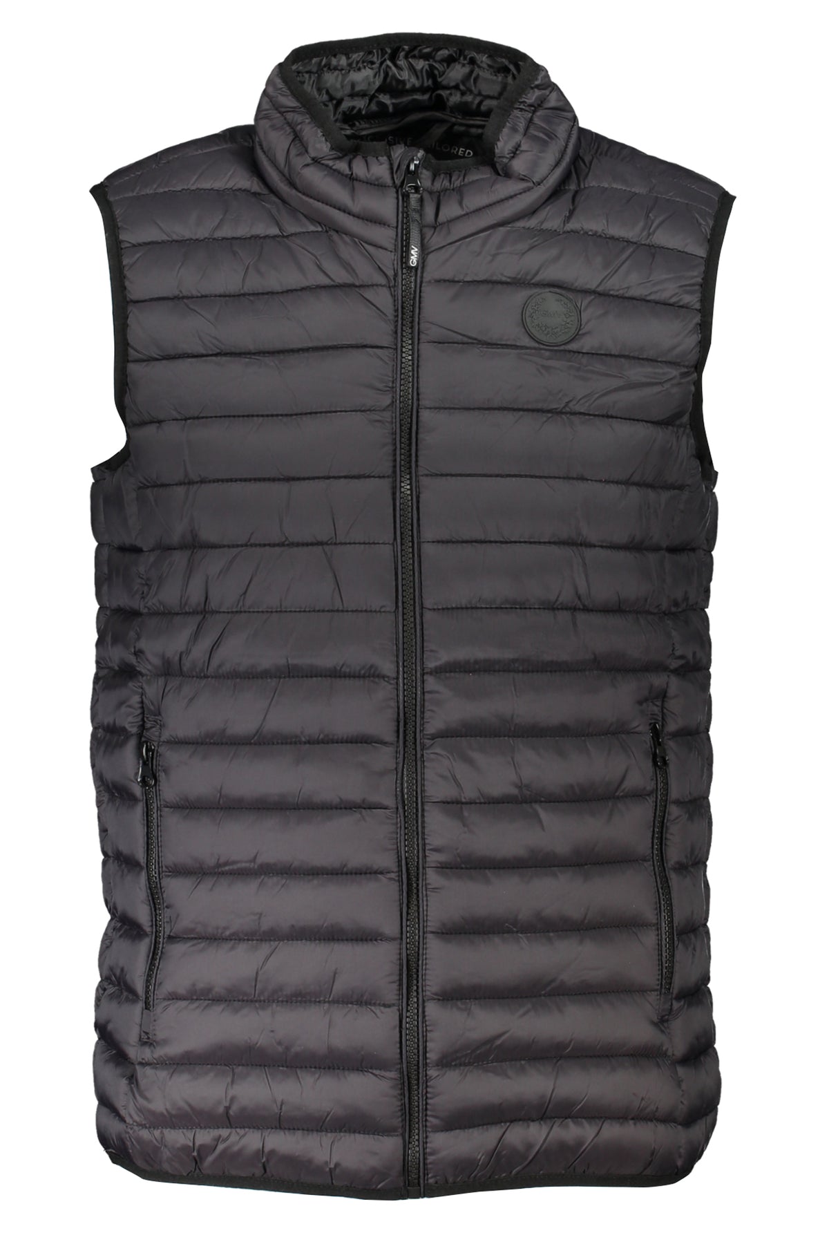 GIAN MARCO VENTURI BLACK MEN'S SLEEVELESS