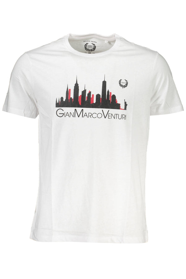 T-SHIRT DE MANGA CURTA MASCULINA GIAN MARCO VENTURI BRANCA