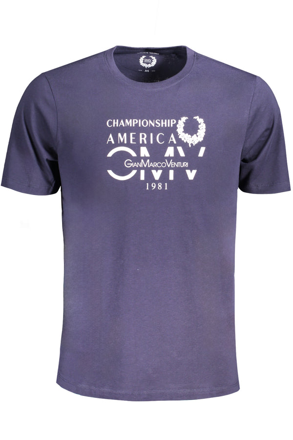T-SHIRT DE MANGA CURTA MASCULINA GIAN MARCO VENTURI AZUL