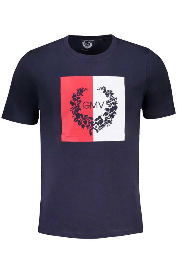 T-SHIRT DE MANGA CURTA MASCULINA GIAN MARCO VENTURI AZUL