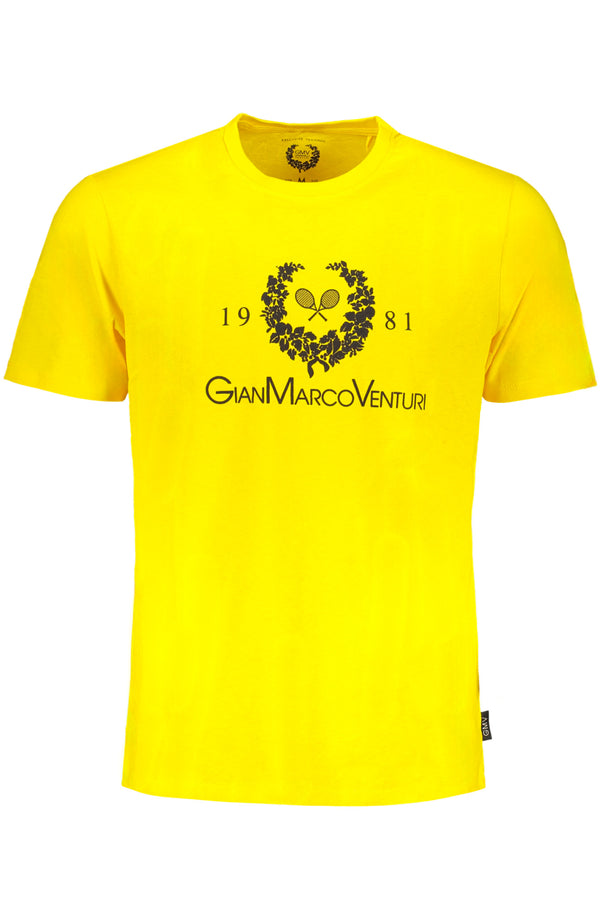 T-SHIRT DE MANGA CURTA HOMEM AMARELO GIAN MARCO VENTURI