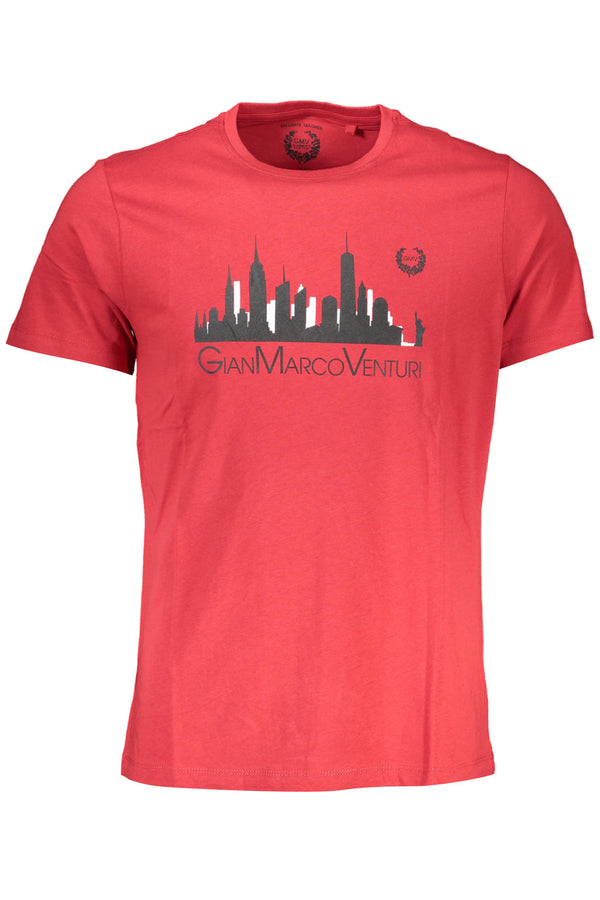 T-SHIRT DE MANGA CURTA MASCULINA GIAN MARCO VENTURI VERMELHA