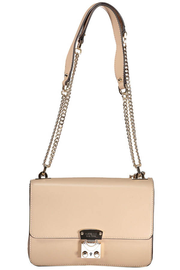 BOLSA DE MULHER GUESS JEANS BEGE