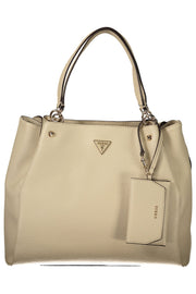 MALA COM FECHO GUESS JEANS MULHER BEGE