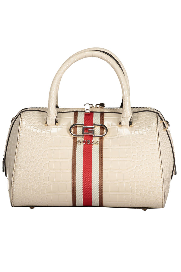 BOLSA DE MULHER GUESS JEANS BEGE