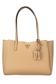 MALA COM FECHO GUESS JEANS MULHER BEGE