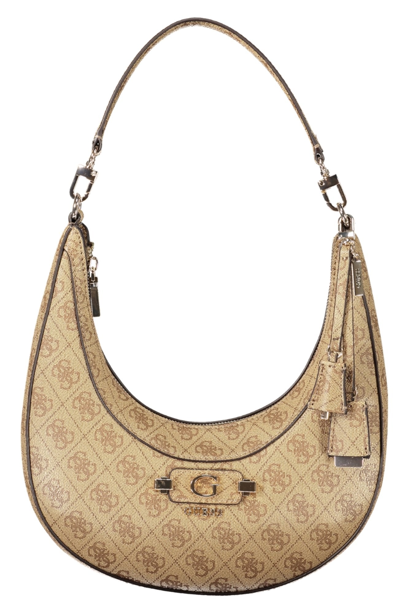 MALA COM ESTAMPADO GUESS JEANS MULHER BEGE