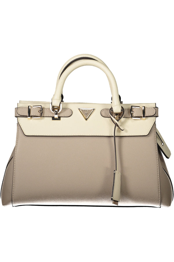 BOLSA DE MULHER GUESS JEANS BEGE