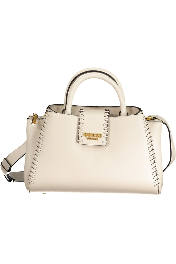 BOLSA DE MULHER GUESS JEANS BEGE