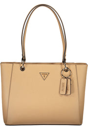 MALA COM FECHO GUESS JEANS MULHER BEGE