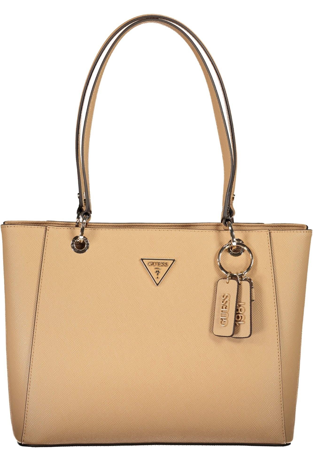 MALA COM FECHO GUESS JEANS MULHER BEGE