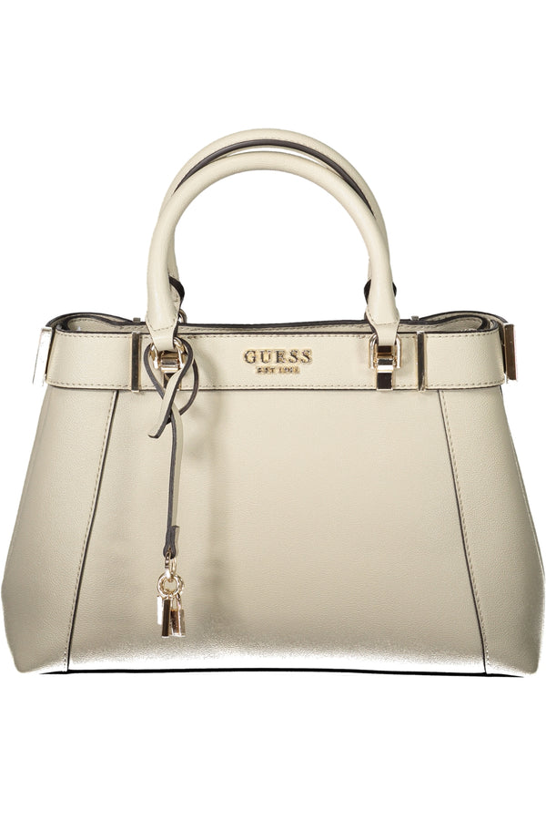 BOLSA DE MULHER GUESS JEANS BEGE