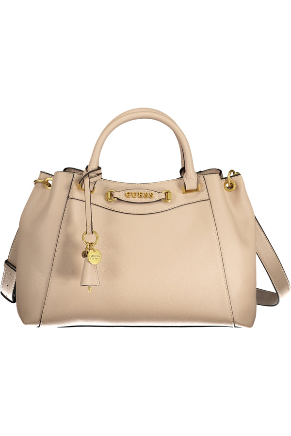 BOLSA DE MULHER GUESS JEANS BEGE