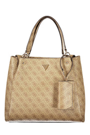 MALA COM FECHO GUESS JEANS MULHER BEGE