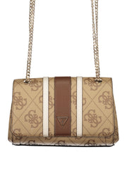 MALA COM ESTAMPADO GUESS JEANS MULHER BEGE