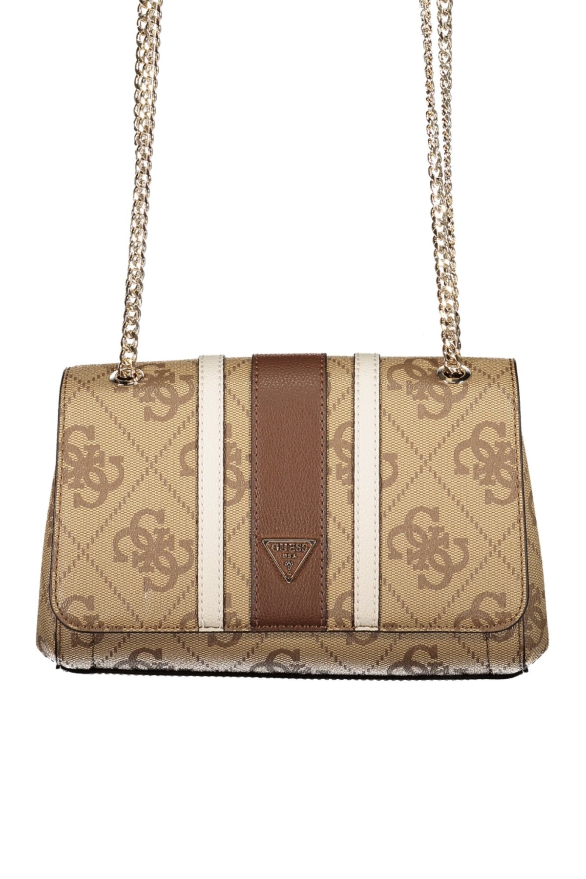 MALA COM ESTAMPADO GUESS JEANS MULHER BEGE